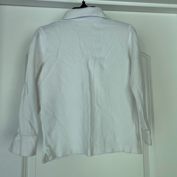 White zara kids long sleeve polo shirt. Size 5 - Picture 4 of 13